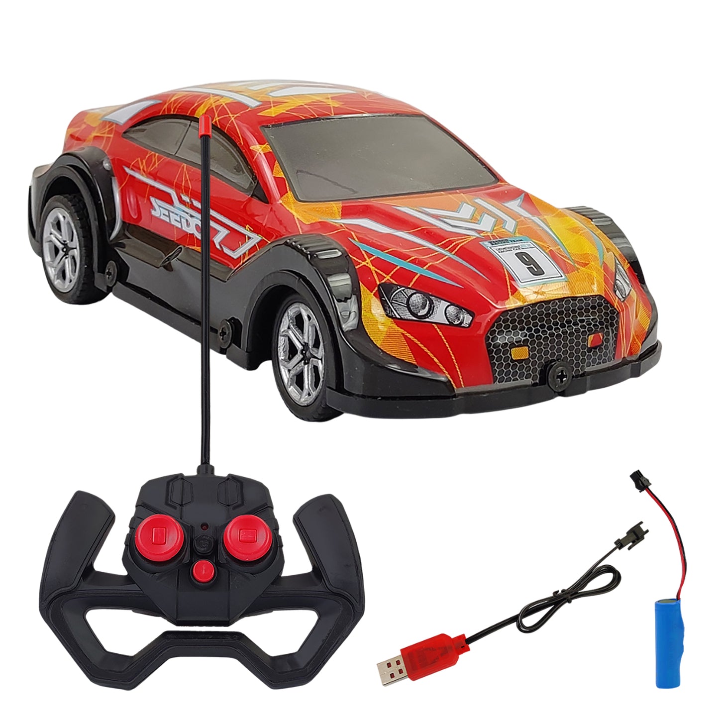Dazzling Fastlane Rechargeable Speed RC Car