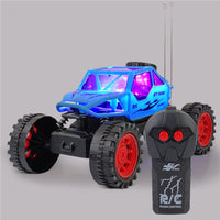 NHR Off Road Rock Crawler Remote Control Monster Truck with 3D Light for Kids, RC Car for Kids, Car for Kids, Rock Crawler Car, Racing Car, Climbing Car, Monster Toy, Climbing Car For Kids, Baccho Ki Gaadi, RC Car (Blue)