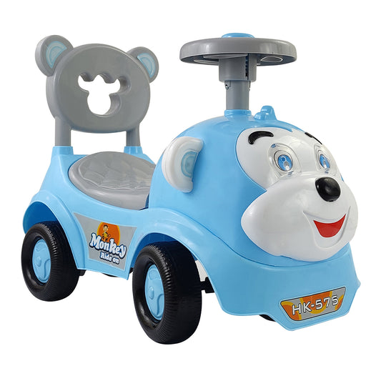 Dash Monkey Ride on Car for Kids 2 Years with Under Seat Storage (Choose Any Color)