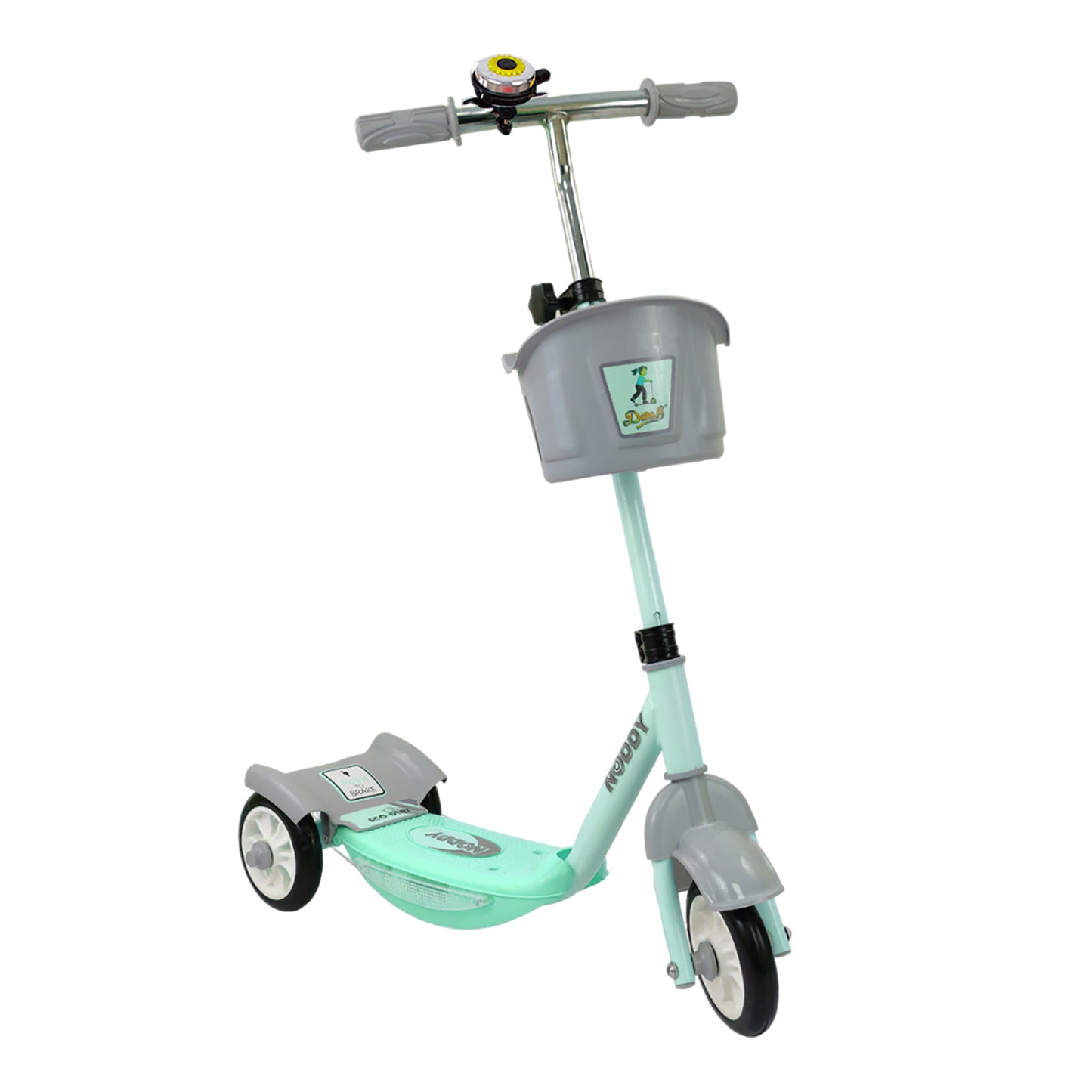 Dash Noddy Adjustable Height Kids Scooter for 3 to 6 Years (Choose Any Color)
