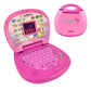 NHR Musical Educational Laptop for Learning Alphabet/Number & Poems with LED Display (Pink)