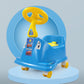 NHR Car-Style Baby Potty Seat with Wheels (Choose Any Color)