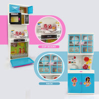 
              NHR 2 Door Station Kitchen Set with Openable Doors for Kids- Openable Door Kitchen Set for Kids, Kitchen set for Kids, Pretend Play set, Kitchen Set with Multiple Kitchen Equipments, Play Set For Kids, Rasoi Ghar-Multicolor
            