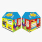 NHR Jumbo Size School Theme Light Weight Tent House for Kids - Multicolor