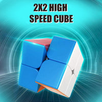 NHR 2x2 High Speed Puzzle Cube Toy for Kids, Magic Puzzle Cube Toy Game, Speed cube Magic Puzzle, Activity Toy, Rubik Cube, Puzzle Cube, Brainstorming Cube, Play Game, Puzzle Game, Cube for Kids