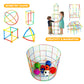 NHR Mega Jumbo Pack of Multi Colored DIY Educational Straw Assembly set for Kids (45pcs Straw + 45pcs Connector)