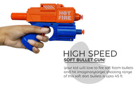 
              NHR Toy Soft Bullet Gun with Foam Bullets & Light Toy Guns for 3+ Kids, Durable and Safe Design, Easy to Operate Playtime Guns for Shooting Imaginary Targets (Multicolor)
            