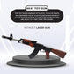 NHR AK47 Toy Gun With 500 Bullets: Long Range Shooting Gun for Kids +10 Years