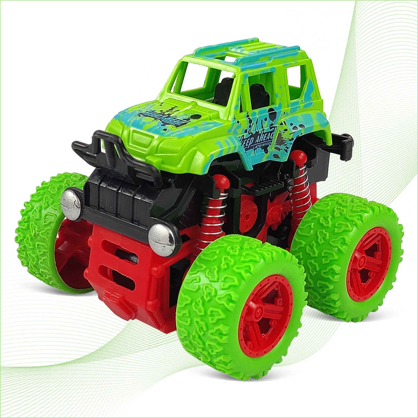 NHR Rock Crawler 4 Wheel Remote Control Plastic Racing Car, Age 4+ Years (anyone)
