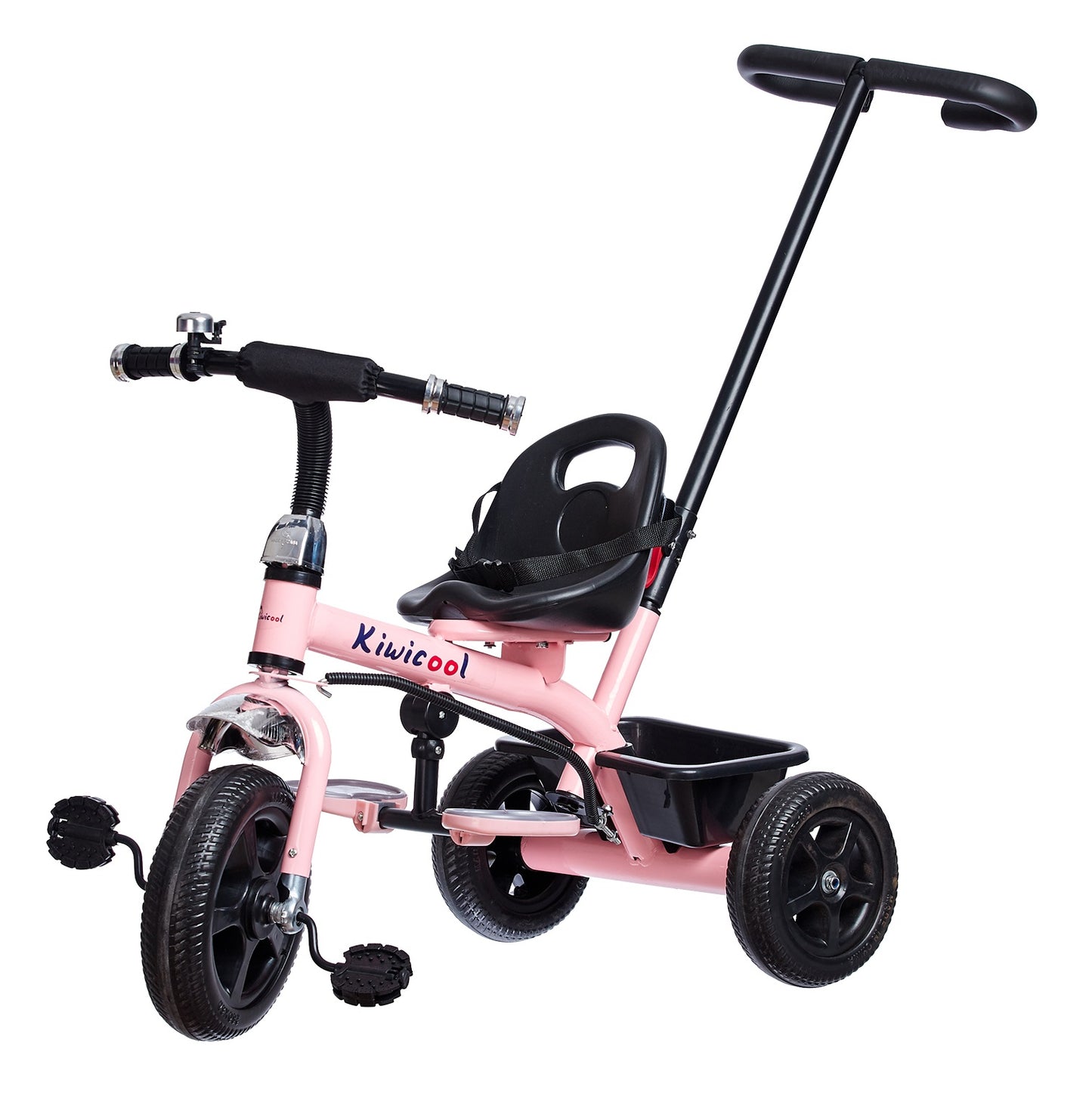 NHR 2 in 1 Tricycle with Parental Push Handle & Back Rest Seat for Kids (Choose Any Color)