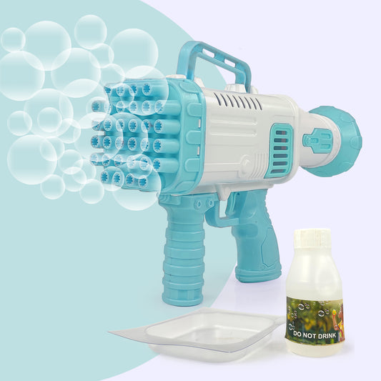 NHR 32 Hole Electric Bubble Gun with Solution (Choose Any Color)