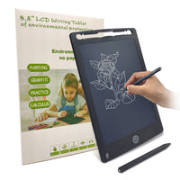 NHR LCD Portable Writing Tablet 8.5 Inch | Electronic Writing Pad Scribble Board for Kids |Kids Learning Toy (Black)