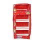 NHR Multipurpose Foldable/Collapsible Premium Plastic 5 Shelf Baby Almirah With Wheels  (5 Shelf, Red)