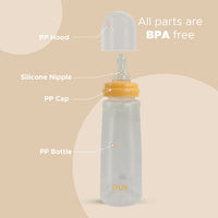 
              PUR Anti Colic Feeding Bottle with Free Milk Storage Bag for Baby, BPA Free Baby Feeding Bottle, Feeding Bottle, Bottle for Baby, Milk Feeding Bottle, Feeding Bottle for Baby, Bottle with Nipple (250ml, Yellow)
            