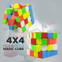
              NHR 4x4 High Speed Puzzle Cube Toy for Kids, Magic Puzzle Cube Toy Game, Speed cube Magic Puzzle, Activity Toy, Rubik Cube, Puzzle Cube, Brainstorming Cube, Play Game, Puzzle Game, Cube for Kids
            