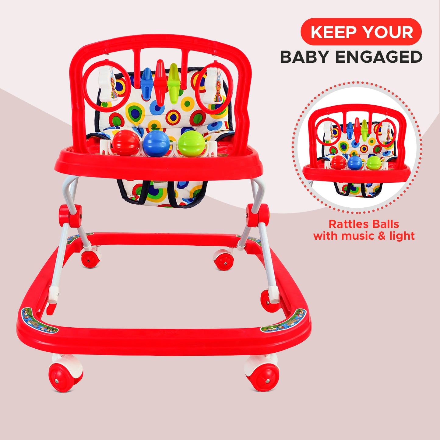 Dash Classic Baby Walker (Choose Any Color)