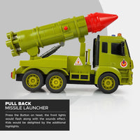 
              NHR Missile Launcher Army Truck Toy with Light & Music, Pull Back Vehicles, Friction Power Toy, Military Trucks for 3+ Years, Friction Toy, Missile Launcher Truck, Missile Wala Truck, Car Toy, Truck Toy, Army Truck, Army Tank, Tank (Green)
            