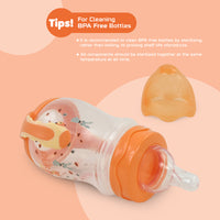 
              PUR Anti Colic Feeding Bottle with Grip Handle for Baby with Free Milk Storage Bag, BPA Free Baby Feeding Bottle, Feeding Bottle, Bottle for Baby, Milk Feeding Bottle, Feeding Bottle for Baby, Bottle with Nipple (250ml, Orange)
            