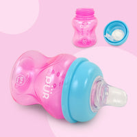 PUR Multi Grasp Drinking Cup for Baby, Baby Cup, Baby Sipper Bottle, Bottle for Baby, Gift for Baby, Baby Drinking Cup for +6 Months (Pink)