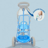 
              Dash Vega Musical Tricycle for Kids with Canopy and Parent Push Handle (Blue)
            
