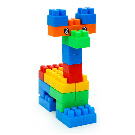 NHR Building Blocks for Kids - Set of 56 Pieces (Multicolor)