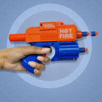 NHR Toy Soft Bullet Gun with Foam Bullets & Light Toy Guns for 3+ Kids, Durable and Safe Design, Easy to Operate Playtime Guns for Shooting Imaginary Targets (Multicolor)