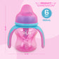 PUR Multi Grasp Baby Sipper Bottle, Bottle for Baby (Pink)