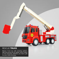 
              NHR Rescue Crane Truck Toy with Light & Music, Toy Truck for Kids, Pull Back Vehicles, Friction Power Toy, Rescue Crane for 3+ Years, Friction Toy, Rescue Crane Truck, Khilona, Car Toy, Truck Toy, Truck Wala Khilona, Rescue Toy, Crane Truck (Red)
            