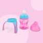 PUR Multi Grasp Baby Sipper Bottle, Bottle for Baby (Pink)