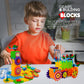 NHR Interlocking Motorized Spinning Gear Building Toy Set, Building Blocks- 81 Piece (Multicolor)
