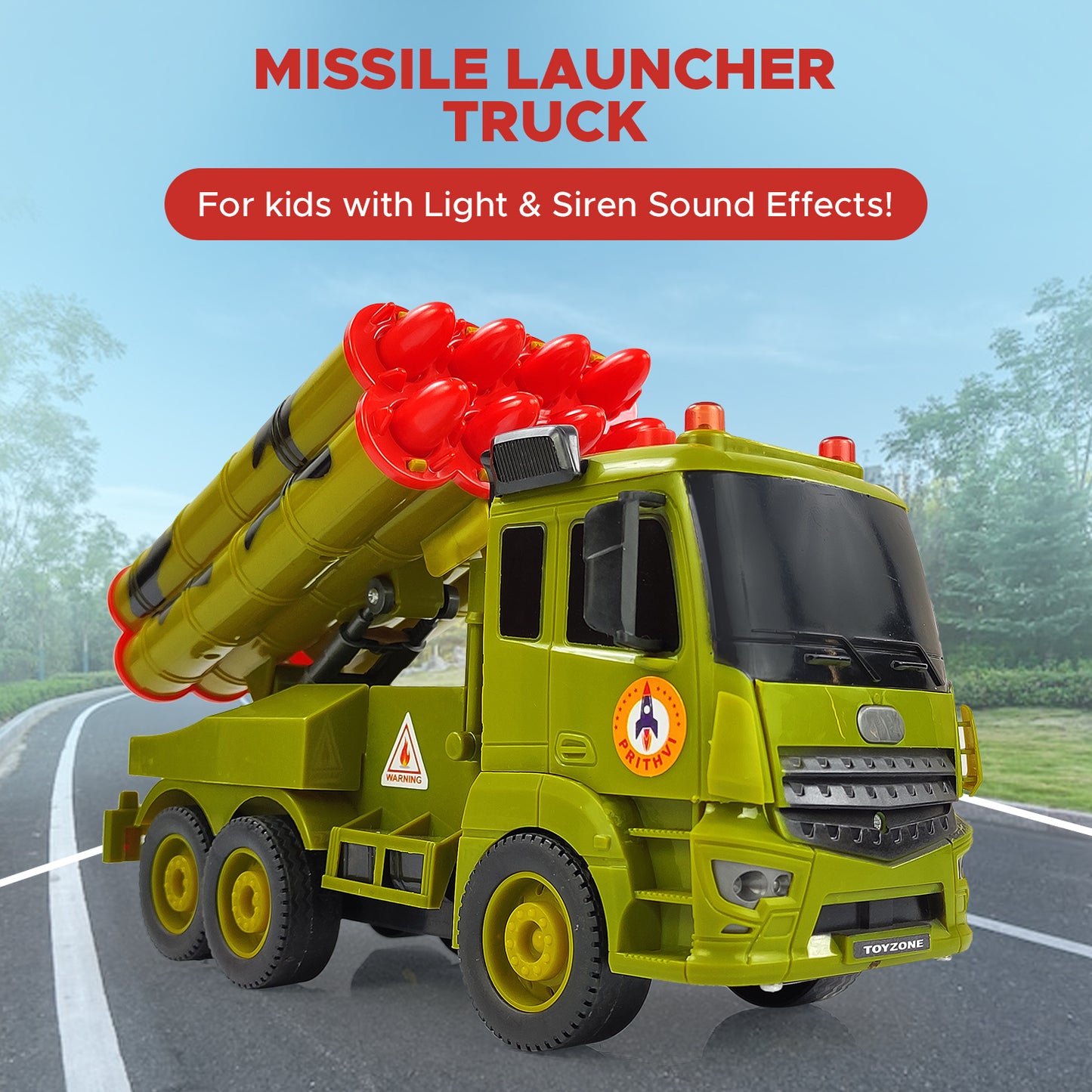NHR Military Missile Launcher Truck for Kids