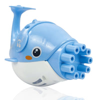 
              NHR Dolphin Bubble Gun with Solution- 10 Hole Electric Bubble Gun for Kids, Gatling Bubble Machine Toy, Bubble Gun, Electric Bubble Maker Gun, Bubble Gun Toys, Bubble Shooter, Bubble Gun Liquid (Blue)
            