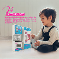 
              NHR 2 Door Station Kitchen Set with Lights and Music for Kids- Openable Door Kitchen Set for Kids, Kitchen set for Kids, Pretend Play set, Kitchen Set with Light and Music, Musical Kitchen Set, Kitchen Play Set
            