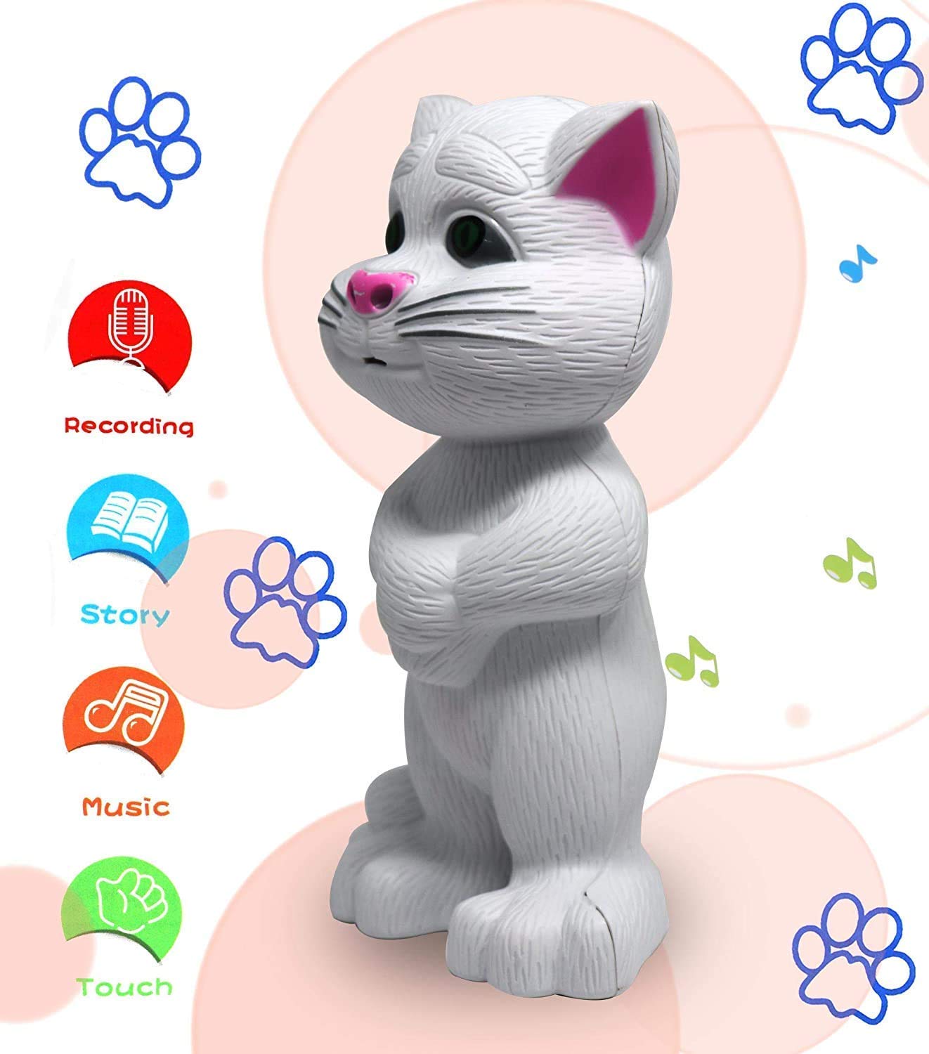 NHR Talking Tom Ca, Interactive Musical Toy (Choose Any Color)