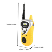 NHR Walkie Talkie Toys for Kids 2 Way Radio Toy for Boys & Girls, Up to 20 Meter Outdoor Range (3 to 12 Years, Yellow)