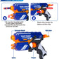 NHR Foam Blaster Gun Toy, (10 Foam Bullets and 10 Suction Dart Bullets) Multicolor
