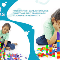Educational Bullet Blocks for Kids 300 Pieces