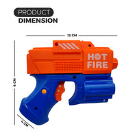 
              NHR Toy Gun Combo, Soft Bullet Gun for 8+ Years Kids, Durable and Safe Design, Easy to Operate | Shooting Gun Imaginary Targets (Orange, Set of 2)
            