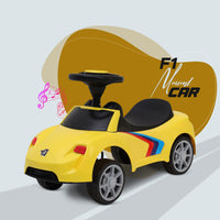 
              Dash F1 Ride on Car for Kids, Baby car - Yellow
            