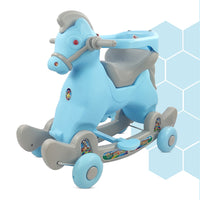 Dash Marshal 2 in 1 Ride on Horse - Blue