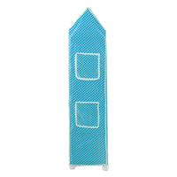 NHR Multipurpose Premium Plastic Baby almirah, Kids Wardrobe, Cloth Organizer, Folding almirah, Toy Box (5 Shelf, Blue)