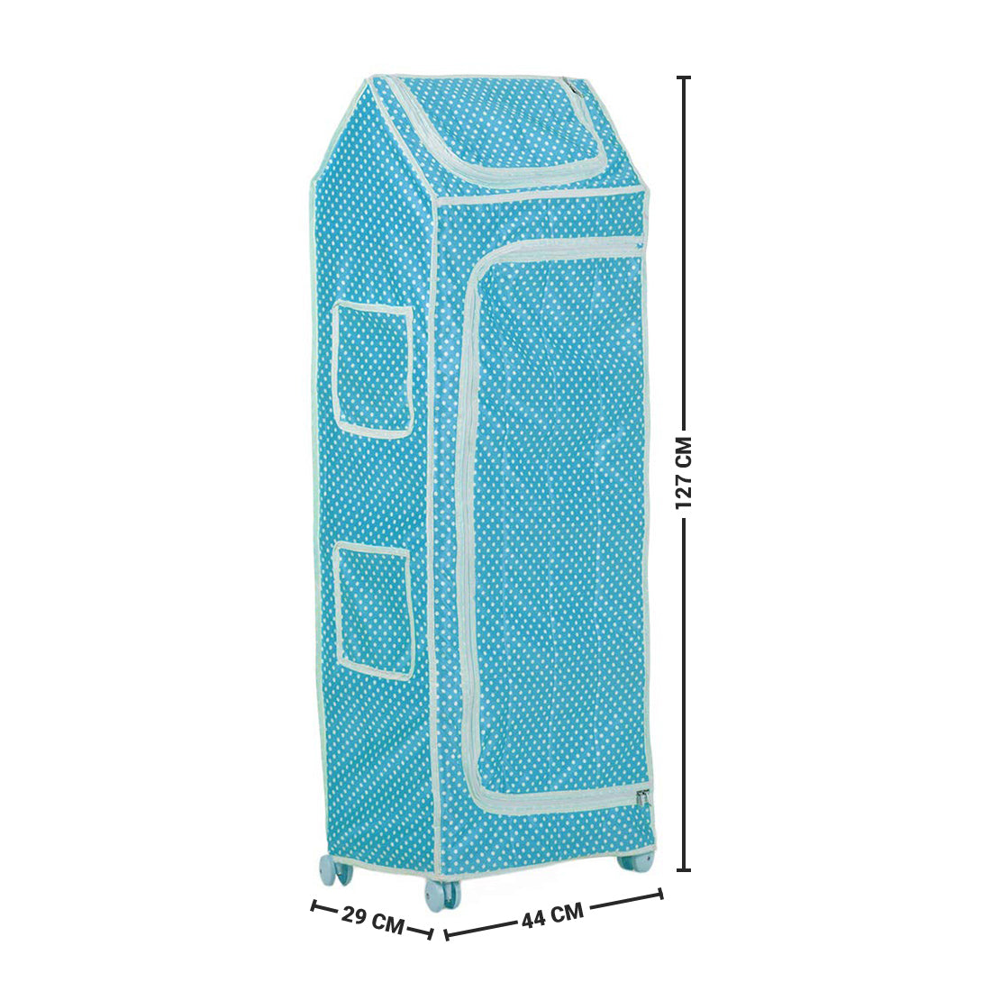 NHR Multipurpose Premium Plastic Baby almirah (5 Shelf, Blue)
