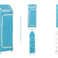 NHR Multipurpose Premium Plastic Baby almirah (5 Shelf, Blue)
