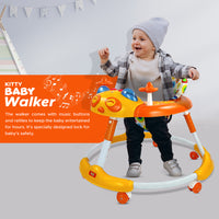 Dash Baby Walker with Music - Orange